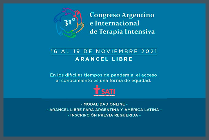Congreso Argentino e Internacional de Terapia Intensiva.