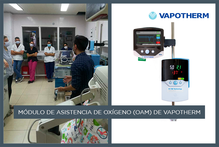 Módulo de asistencia de oxígeno (OAM) de Vapotherm
