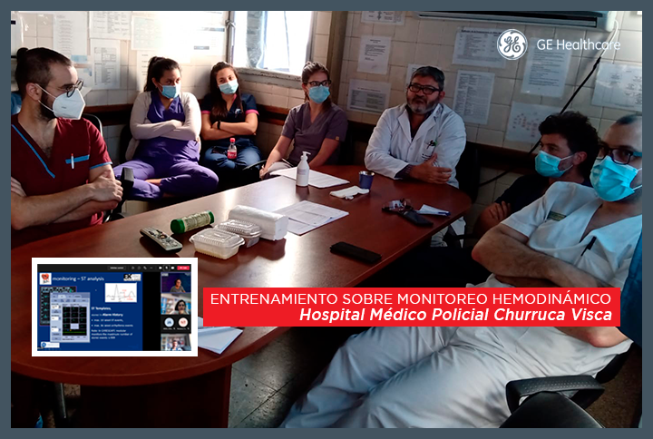 entrenamiento sobre monitoreo hemodinámico