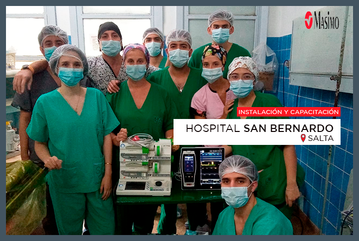 Instalación Y Capacitación | Hospital San Bernando de Salta - ROOT® de Masimo
