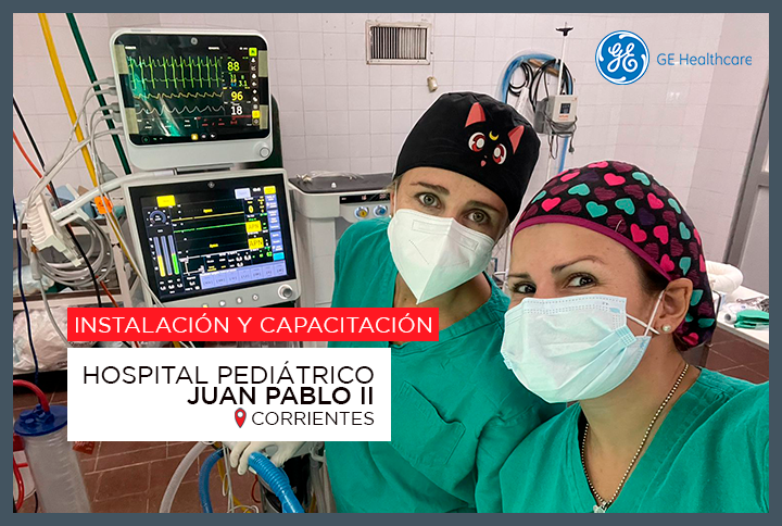 Instalación y capacitación | Hospital Pediátrico Juan Pablo II