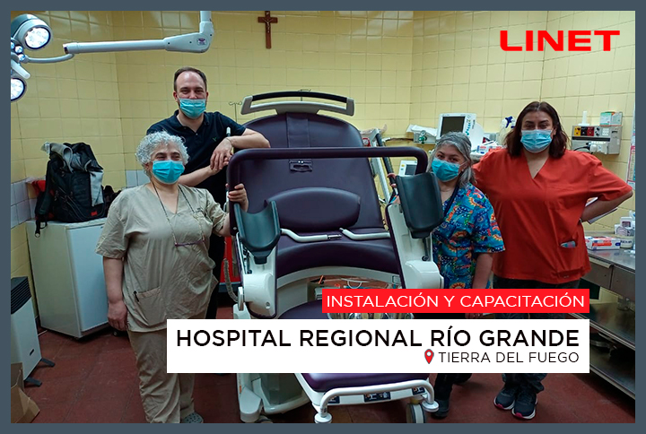 Instalación y capacitación - Linet - Hospital Regional Río Grande - Tierra del fuego