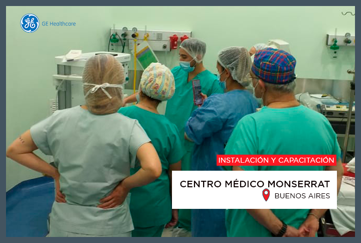 Instalación y capacitación | Centro Médico Monserrat | GE Healthcare 9100c NXT