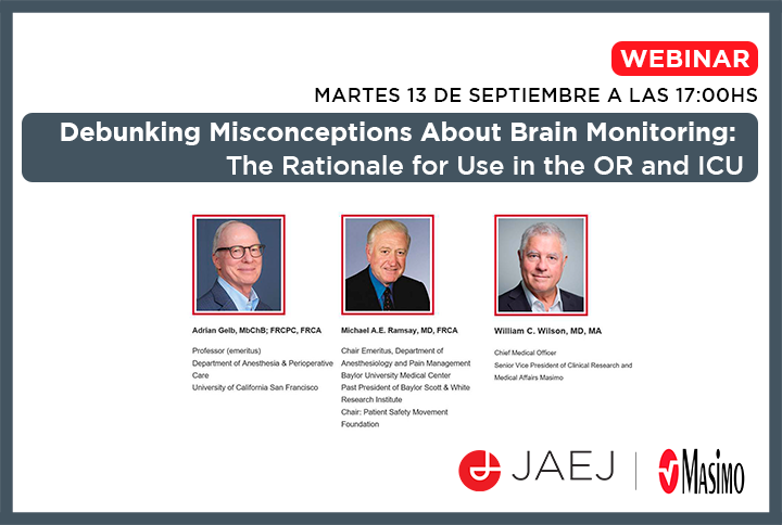 Webinar MASIMO | Debunking Misconceptions About Brain Monitoring: The Rationale For Use In The OR And ICU
