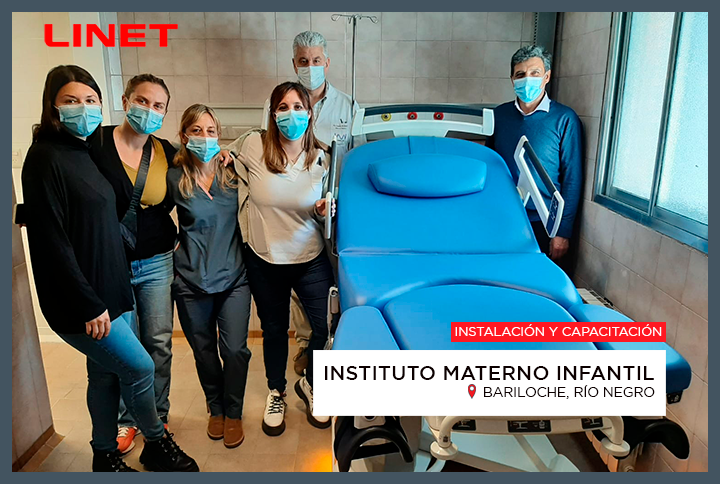 Instalación y capacitación | Instituto Materno Infantil de Bariloche| AVE2 Linet