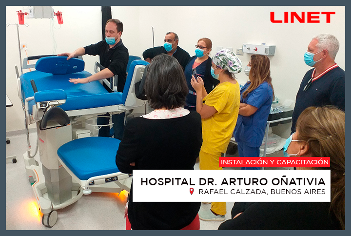 Instalación y capacitación | Hospital Dr. Arturo Oñativia