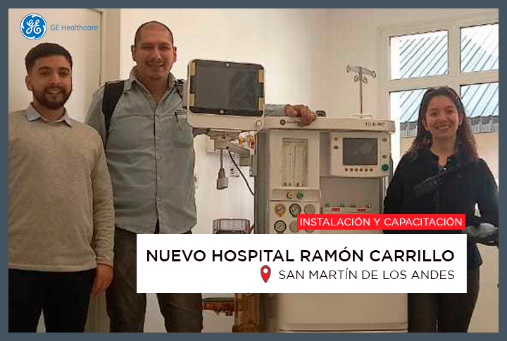 Instalación GE 9100C - Nuevo Hospital Ramón Carrillo (San Martín de los Andes)