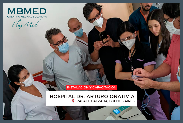 Instalación y capacitación MBMed Fluxmed | Hospital Dr. Arturo Oñativia
