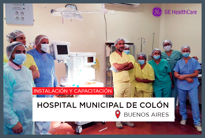 Instalación y capacitación |  Hospital municipal de Colón