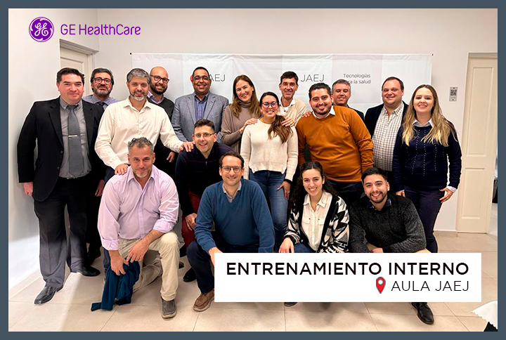 Entrenamiento interno GE HealthCare en Aula JAEJ