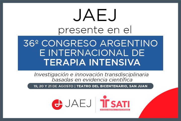 Jaej presente en el 36° Congreso Argentino e Internacional de Terapia Intensiva