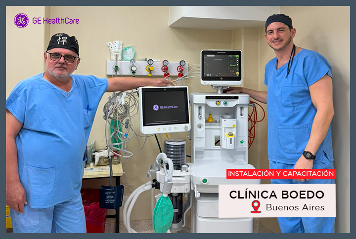 Instalación y capacitación | GE HEalthcare | Clínica Boedo, Buenos Aires