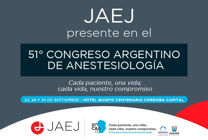 JAEJ presente en el 51° Congreso Argentino de Anestesiología