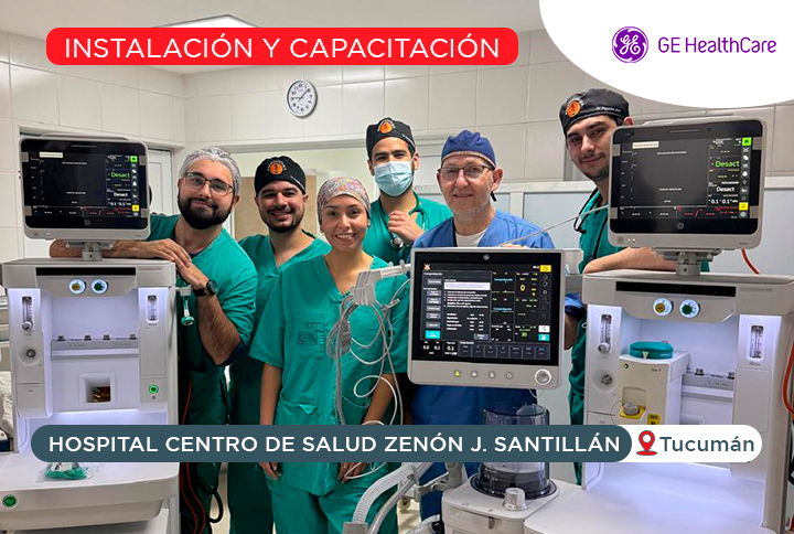 Instalación y capacitación | Hospital Centro de Salud Zenón J. Santillán | GE Healthcare