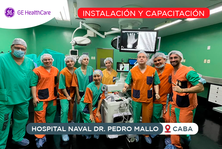 Instalación y capacitación | Hospital Naval Dr. Pedro Mallo, CABA | GE HealthCare